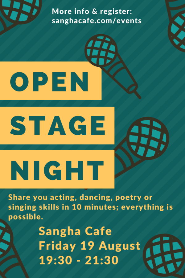 Open stage night by Sangha